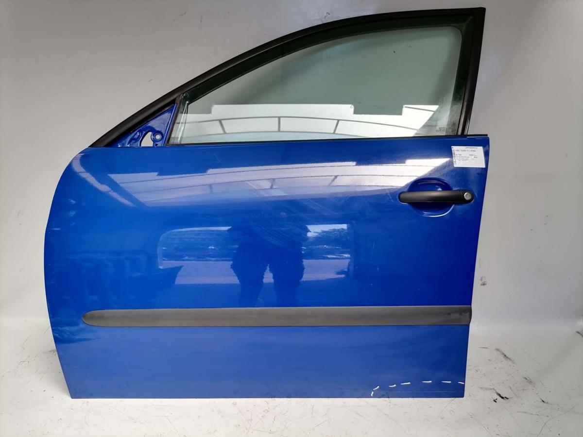 Seat Ibiza 6L original Tür vorn links LS5G Azul Swing Blue 5-Türer Bj.2003